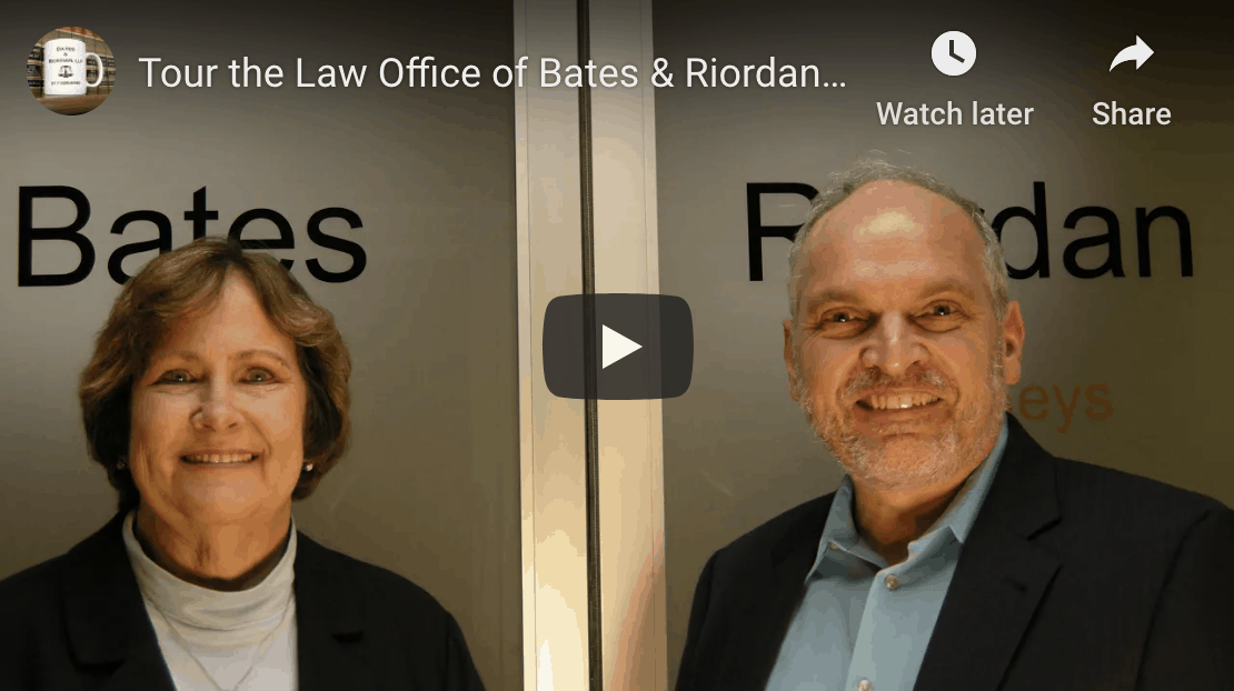 Welcome! Tour the law office of Bates & Riordan, LLP